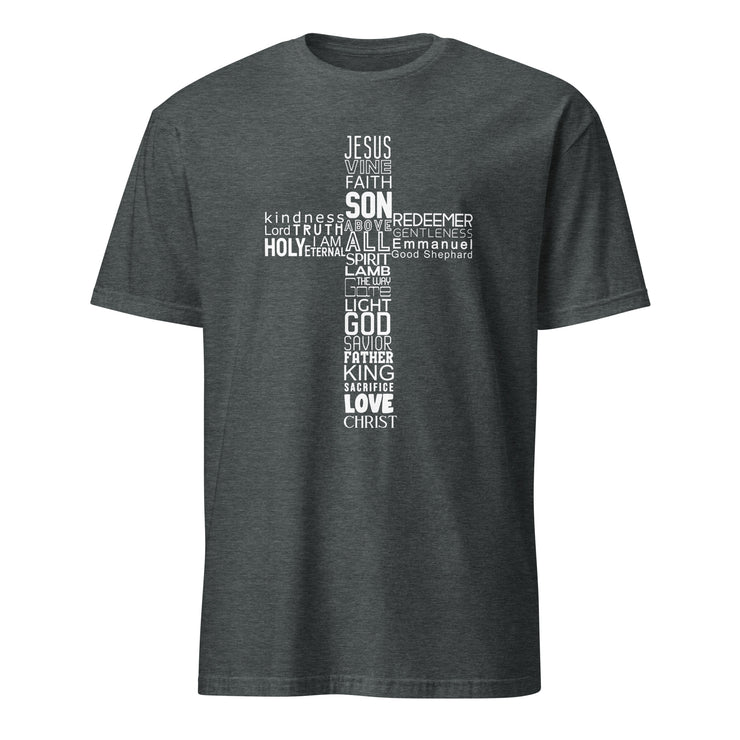 Jesus Is Cross Dark Men's T-Shirt