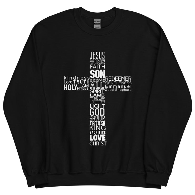 Jesus Is Cross Unisex Sweatshirt+