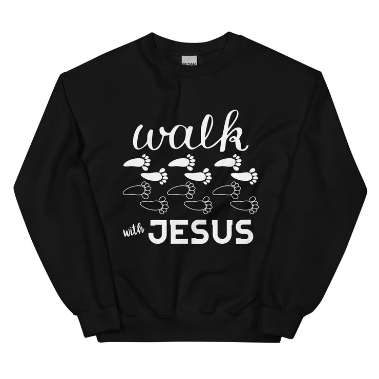 Walk with Jesus Unisex Sweatshirt+