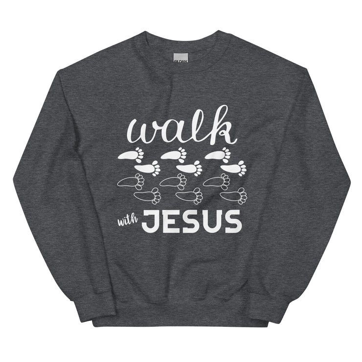 Walk with Jesus Unisex Sweatshirt+