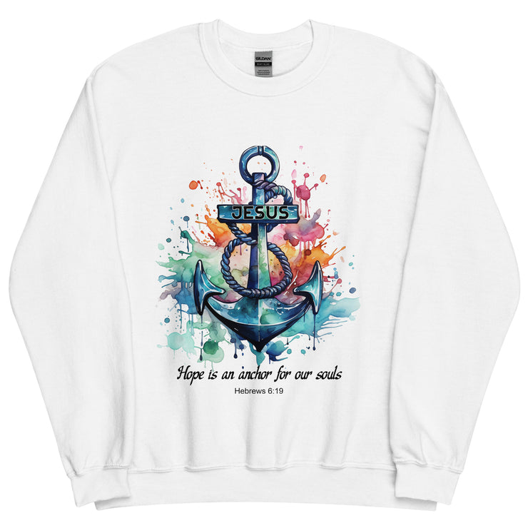 Hope is an Anchor Unisex Sweatshirt+