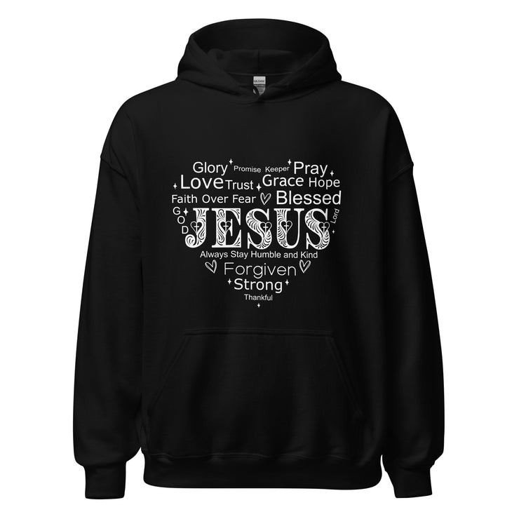 Jesus Heart Unisex Hoodie+