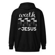 Walk with Jesus Unisex zip hoodie+