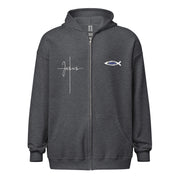 Jesus Is Cross Unisex Zip Hoodie+