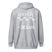 Walk with Jesus Unisex zip hoodie+