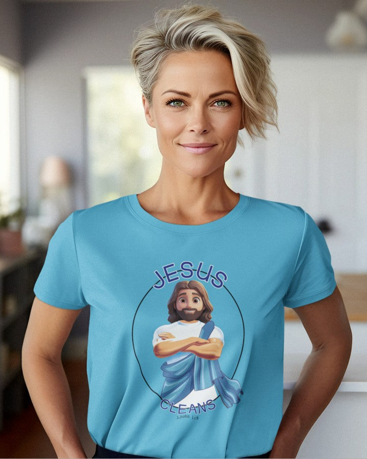 Jesus cleans Women's T-Shirt