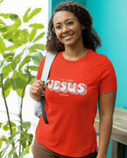 LET'S MAKE JESUS FAMOUS REVIVAL2 WOMEN'S T-SHIRT