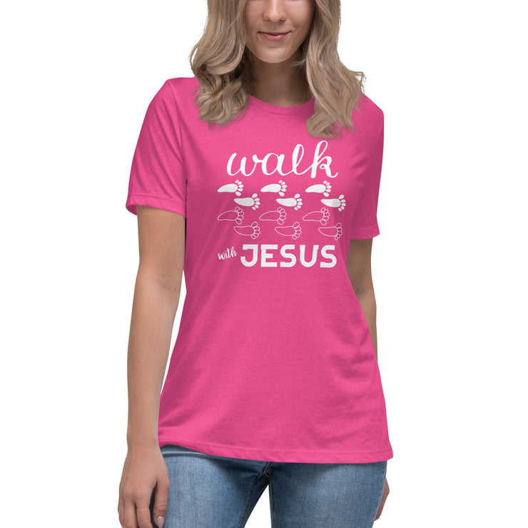 Walk With Jesus Women's T-Shirt