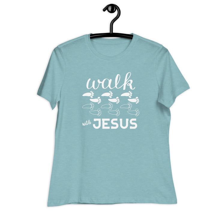 Walk With Jesus Women's T-Shirt